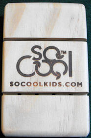 wood burned logo on soap dish